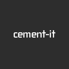 Cement it